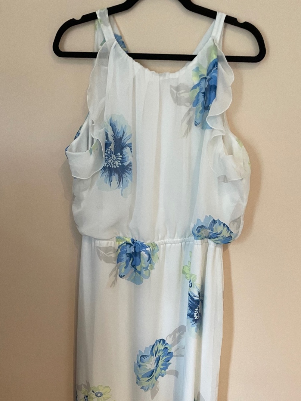 White floral dress- size XL